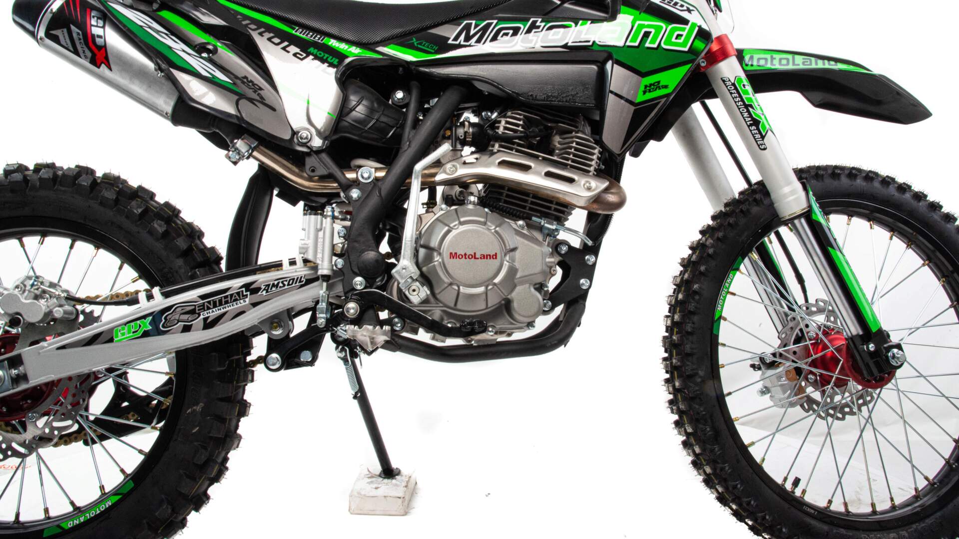 Мотоцикл Кросс Motoland XT 250 HS (172FMM) зеленый РАСПРОДАЖА