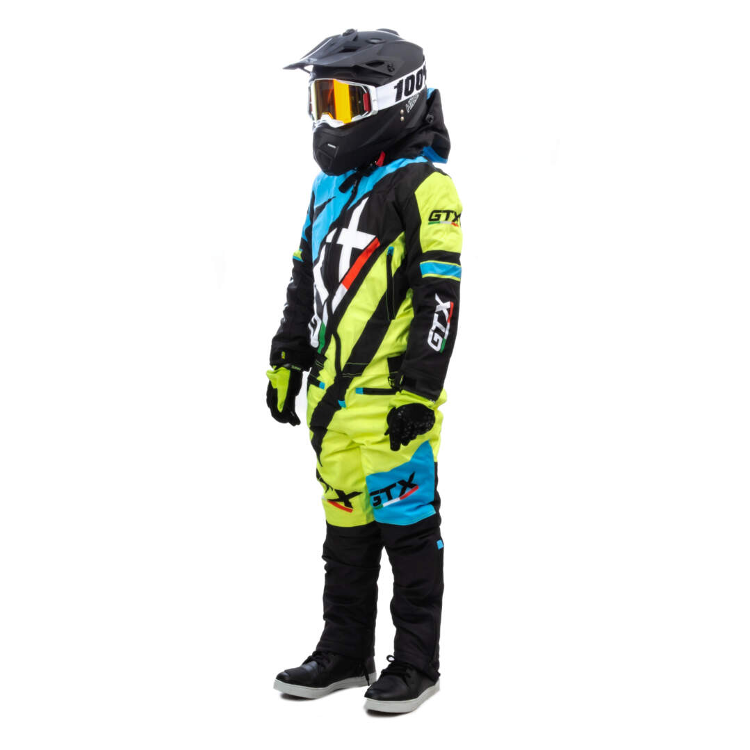 Комбинезон для снегохода (детский) GTX №6 blue-yellow (текстиль) (10Y) Комбинезон для снегохода (детский) GTX №6 blue-yellow (текстиль) (10Y)