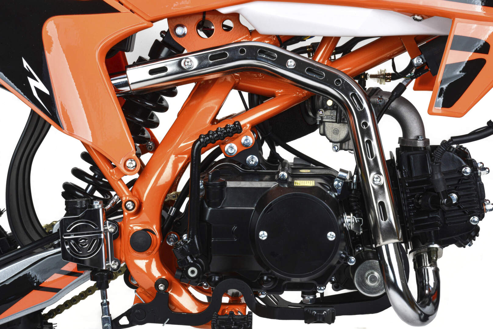 Питбайк  Motoland 125 SX 125 E 17/14 оранжевый  Питбайк  Motoland 125 SX 125 E 17/14 оранжевый