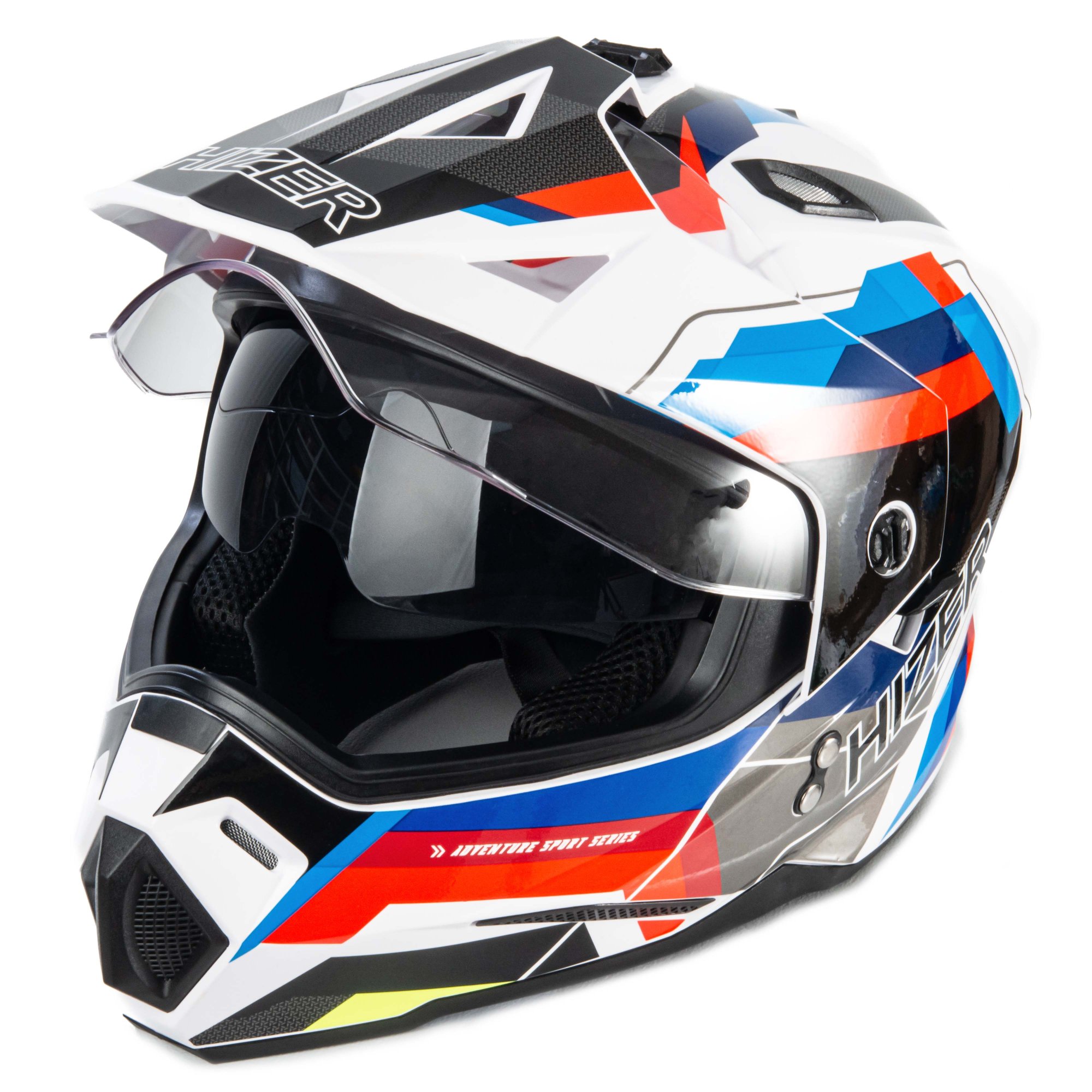 Шлем мото мотард HIZER J6802 №7 (L) ADVENTURE (2 визора) Шлем мото мотард HIZER J6802 №7 (L) ADVENTURE (2 визора)